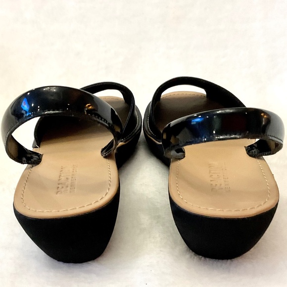 Black KENNETH COLE REACTION Open Toe Comfort Slingback Platform Sandal Sz 7 - Picture 12 of 14